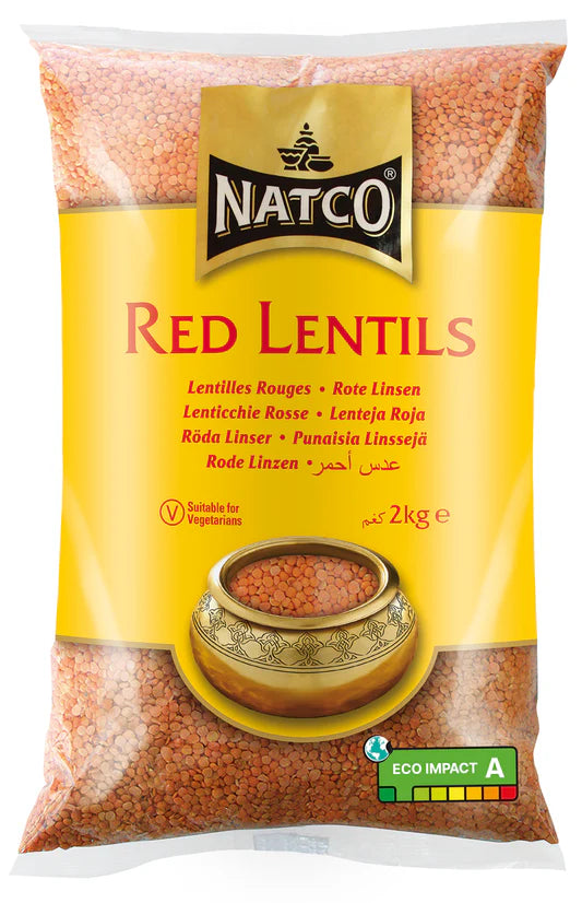 NATCO Red Lentils Polished 2kg