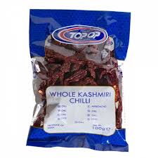 TOP OP KASHMIRI CHILLI WHOLE 100G