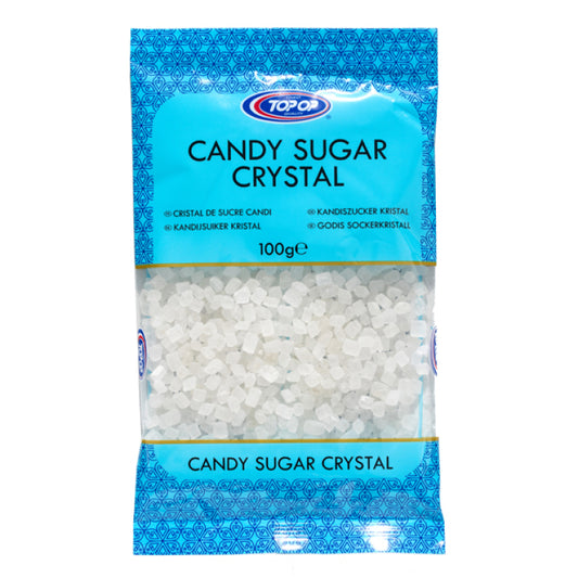 TOP-OP CANDY SUGAR CRYSTALS  100G