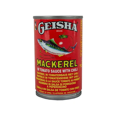 GEISHA MACKEREL IN TOMATO SAUCE WITH CHILI 425G