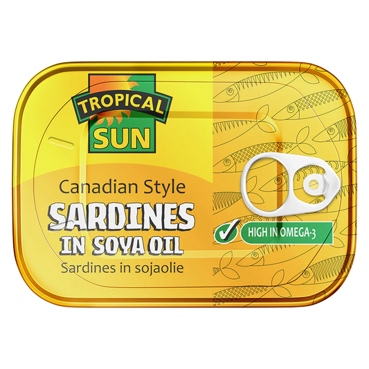 TROPICAL SUN SARDINES IN SOYA OIL