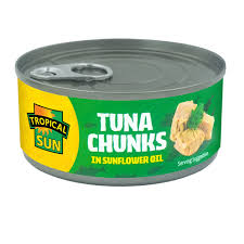 TROPICAL SUN TUNA CHUNKS IN SUNFLOWER OIL