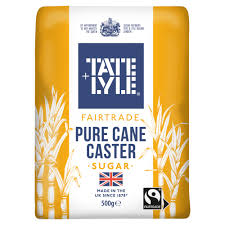 TATE LYLE PURE CANE CASTER SUGAR 500G
