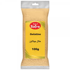 SOFRA HALAL BEEF GELATINE 100G