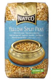 NATCO YELLOW SPLIT PEAS 1KG