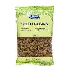 TOP OP GREEN RAISINS 750G