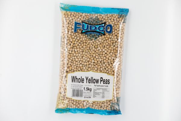 FUDCO WHOLE YELLOW PEAS 1.5kg
