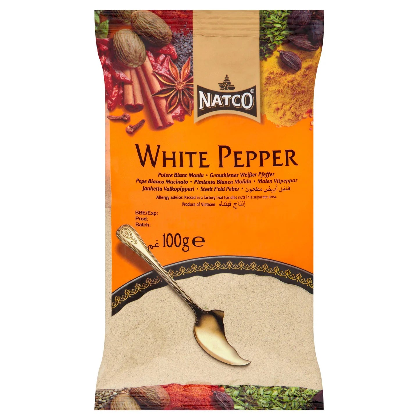 White Pepper Ground 100g